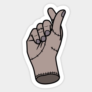 Thing finger heart Sticker